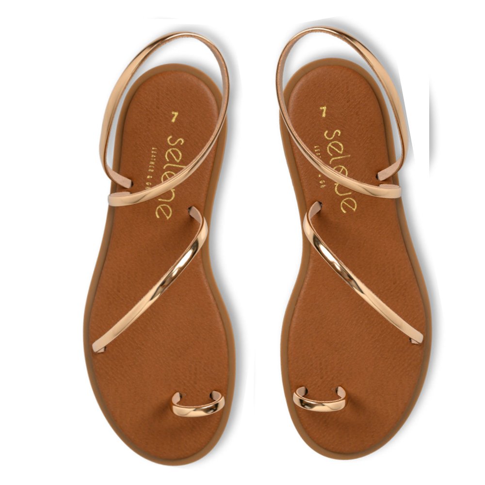 Soft Σανδάλι 23GS21 - Ροζ Χρυσό Καθρέπτης