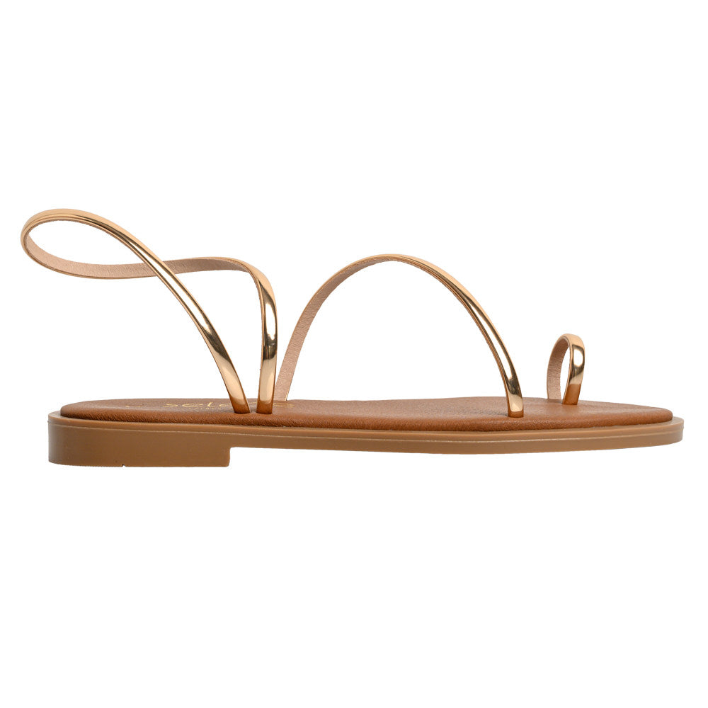 Soft Σανδάλι 23GS21 - Ροζ Χρυσό Καθρέπτης