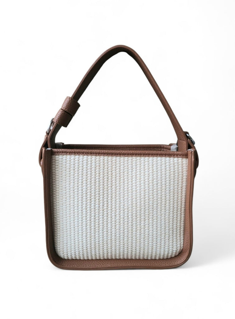 Ψάθινη Τσάντα B105 - Ταμπά Λεπτομέρειες