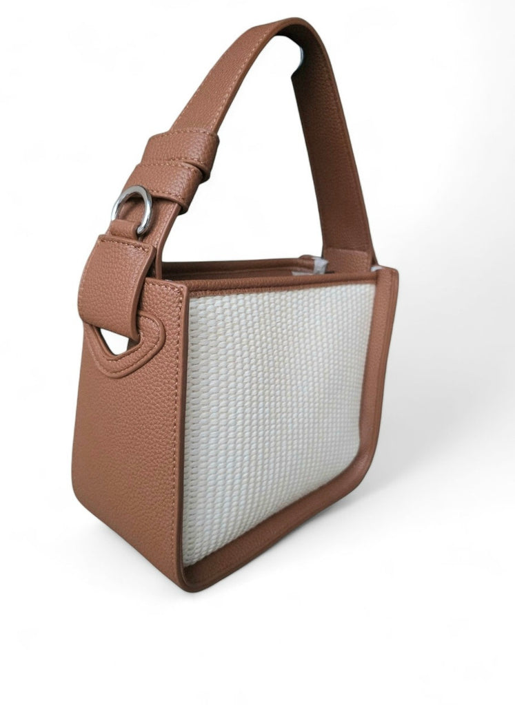 Ψάθινη Τσάντα B105 - Ταμπά Λεπτομέρειες