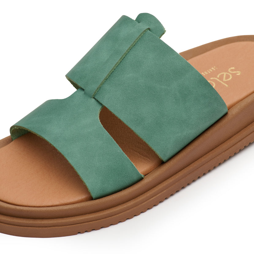 Flatform Soft FF200 - Πράσινο Nubuck