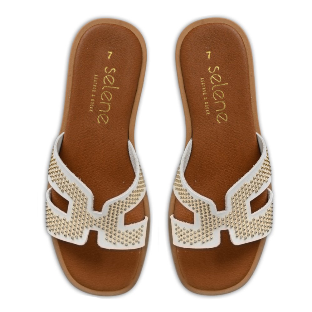 Soft Σανδάλι K300 - Λευκό με Τρουκς