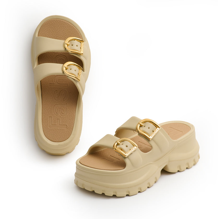 Παντόφλα Μονόχρωμη L805 - Beige