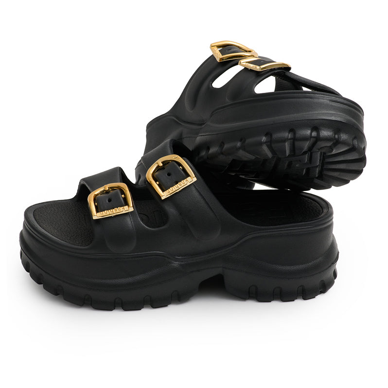 Παντόφλα Μονόχρωμη L805 - Μαύρη