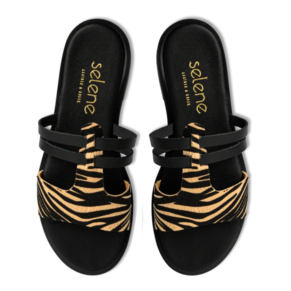 Soft Σανδάλι S20 - Μαύρο Ζέμπρα