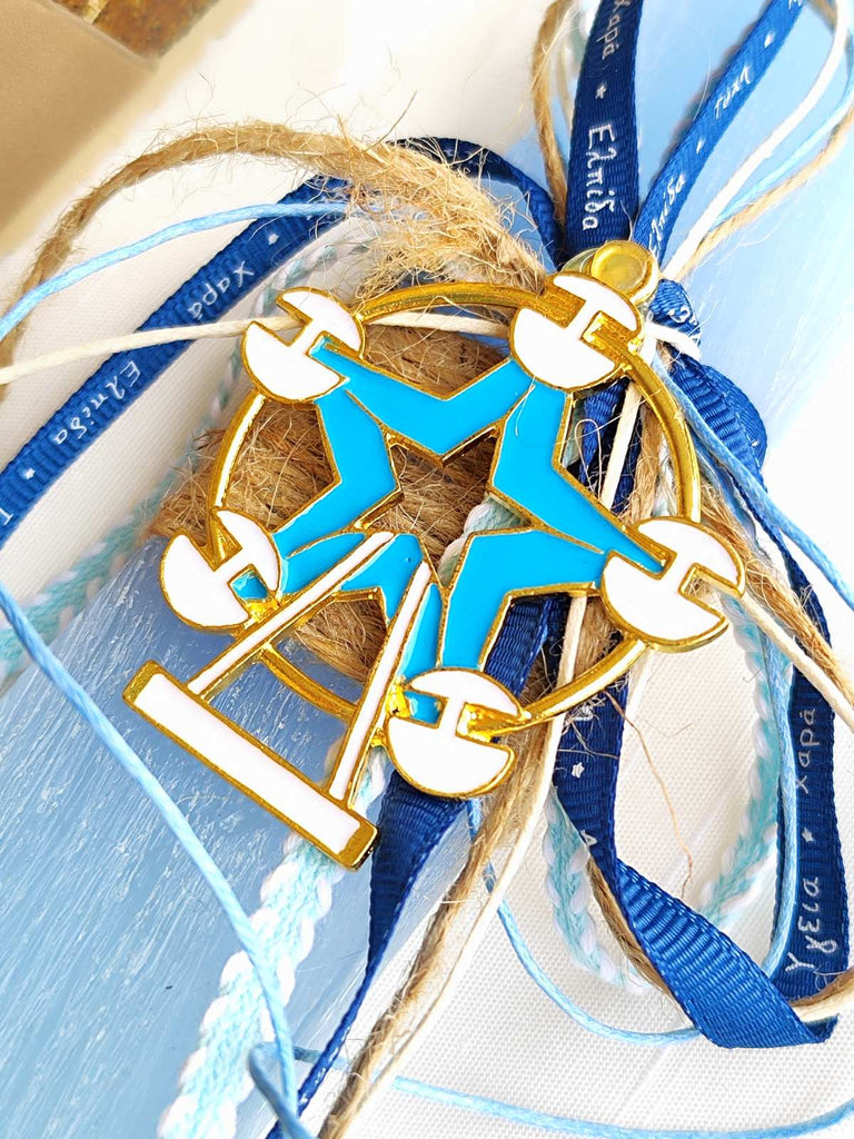 Λαμπάδα με Παιδικό Σανδάλι Αγόρι LP01 - Κάμελ