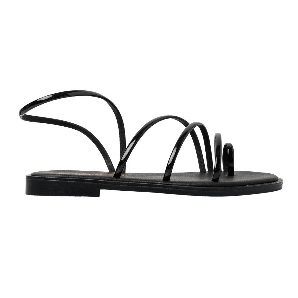 Soft Σανδάλι S30 - Μαύρο Λουστρίνι