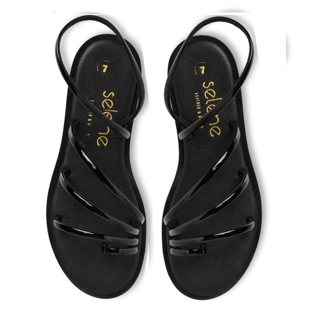 Soft Σανδάλι S30 - Μαύρο Λουστρίνι