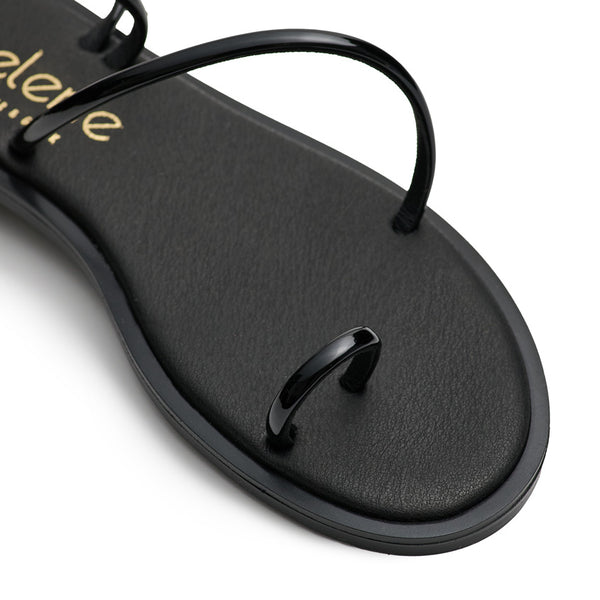 Soft Σανδάλι 23GS21 - Μαύρο Λουστρίνι