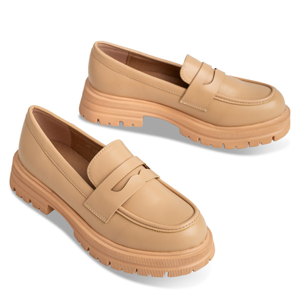 Loafers 23w100 - Μπέζ