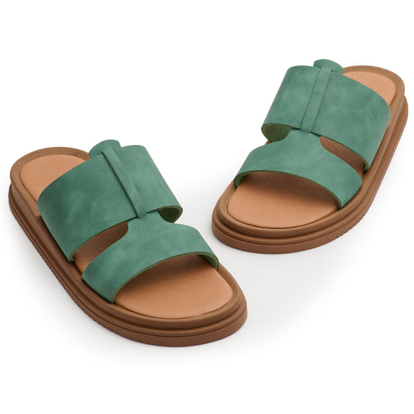 Flatform Soft FF200 - Πράσινο Nubuck